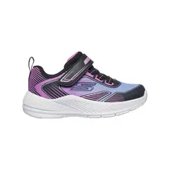 SKECHERS - Tenis Niña Microspec Advance Velcro Negro Azul