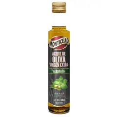 MONTICELLO - Aceite Oliva Con Albahaca botella 250Ml