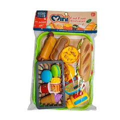 GENERICO - Mini Restaurante Comida Rapida Juguete Comida Interactivo