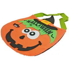 GENERICO - Bolsa Temática Noche De Halloween Motivo Calabaza