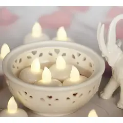 IKSA - 12 Velas LED Sumergibles y Flotantes