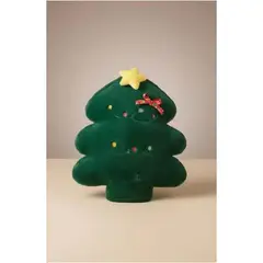 IKSA - Cojín Decorativo de Arbol Navideño para tu Sofá