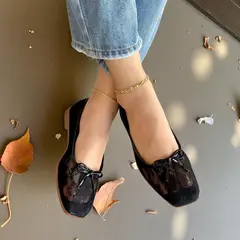 BALLERINA - Baleta Dama Bailarina Maya Mujer Bordada- Negro