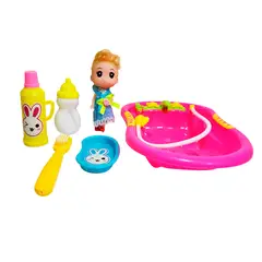 GENERICO - Muñeca Bebe Con Bañera Y Accesorios Juguete Interactivo