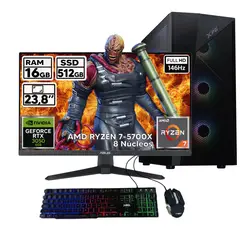 POWER GROUP - PC GAMER RYZEN 7 5700X RTX 3050 16GB RAM SSD 512GB ASUS TUF 24