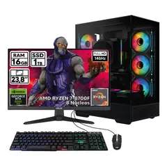 POWER GROUP - PC GAMER RYZEN 7 8700F RTX 5050 8GB 16GB RAM SSD 1TB + MONITOR 24″ TUF