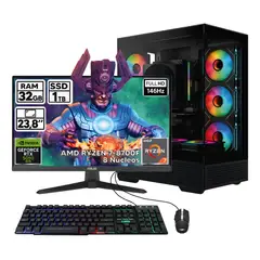POWER GROUP - PC GAMER RYZEN 7 8700F RTX 5050 8GB 32GB RAM SSD 1TB + MONITOR 24″ TUF