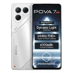 TECNO MOBILE - Celular Tecno POVA 7 5G 256GB 8GB (Ampliable a 16GB) Blanco