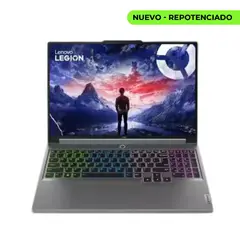 LENOVO - Portátil Legion 5 Ryzen 7 7840HS Ram16GB - SSD 512GB RTX 4060 8GB Pantalla 15.6" FHD 144Hz
