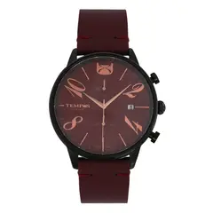 TEMPUS - Reloj Vinotinto Para Caballero SMT-1001-02