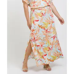 ADRISSA - FALDA LARGA TALLAS GRANDES ESTAMPADA