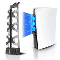 NEXT - Base ventilador refrigerante Led-USB Ps5 FAT-Disc-Digital