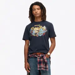 SUPERDRY - Camiseta Manga Corta Para Hombre Tokyo Vl Graphic T Shirt