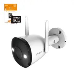 IMOU - Cámara de seguridad Bullet 2E 3mpx + Micro 64 gb