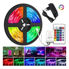 AMERICAN GENERICS - Tira de Luces LED RGB 10 Metros con Control Remoto