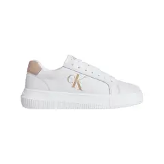 CALVIN KLEIN - Tenis blanco chunky cupsole laceup