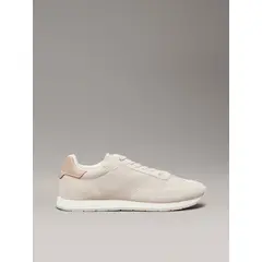 CALVIN KLEIN - Tenis Beige Modernos Estilo Corredor
