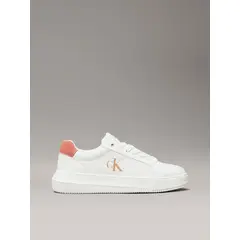 CALVIN KLEIN - Tenis blanco chunky cupsole