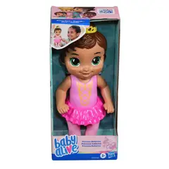 HASBRO - Baby Alive Princesa Bailarina Cabello Castaño