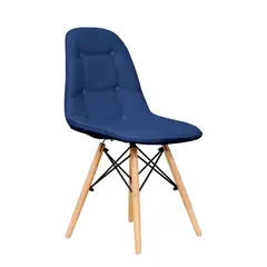 GENERICO - Silla Decorativa Mueble Sala Comedor Dormitorio Refcarmen Azul