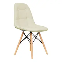 GENERICO - Silla Decorativa Mueble Sala Comedor Dormitorio Refcarmen Beige