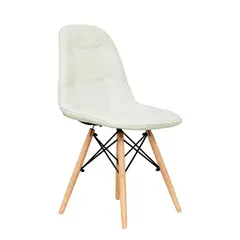 GENERICO - Silla Decorativa Mueble Sala Comedor Dormitorio Refcarmen Blanco