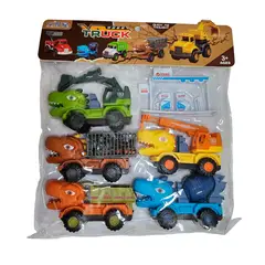 GENERICO - Carro Camiones Construccion Transporte Dinosaurio Jurassic