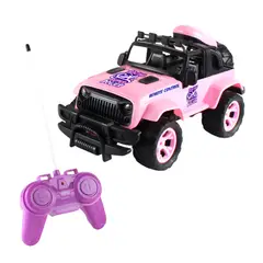 GENERICO - Carro Jeep Recargable Para Muñecas Con Control Remoto Niñas