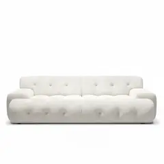 GENERICO - Sofá Cama Moderno grande Calin 3 Plazas de Betcompras Blanco