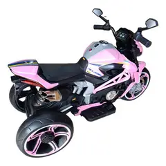 PRINSEL - Moto Eléctrica Niña 12v Pantera Rosa Llanta En Goma