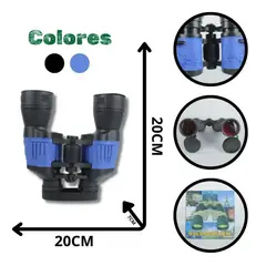 GENERICO - BINOCULAR CLASICO JUGUETE PARA NIÑOS Y NIÑAS +3 AÑOS