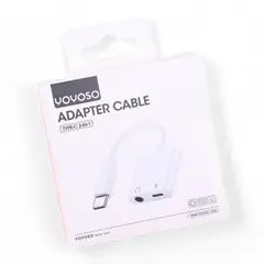 YOYOSO - Conector Para Auriculares Tipo C carga 2 en 1