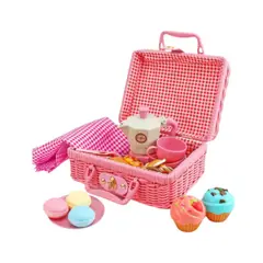 GENERICO - Juguete para niños canasta de picnic comida set de te