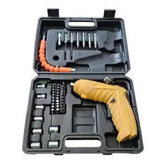 PROTOOL - Destornillador inalámbrico amarillo desarmador 6v