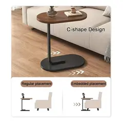 GENERICO - Mesa Lateral Auxiliar De Madera Para Hogar Decoración