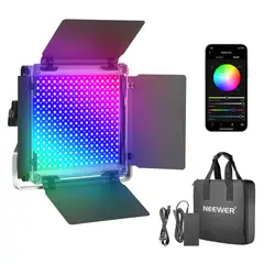 NEEWER - Combo 2x nw660 led bi-color continua luz difusor estudio