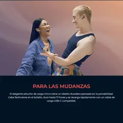 MOTOROLA - Audífonos inalámbricos Motorola Moto Buds 065 True Wireless hasta 17 h de autonomía color Blanco Hueso