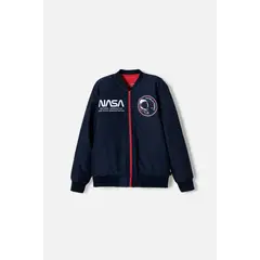 NASA - Chaqueta de la con cierre azul para niño