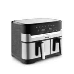IMUSA - Freidora de aire Dual 8.3 Litros, doble canasta.