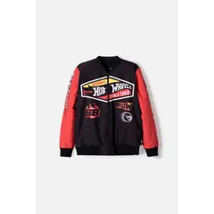 HOT WHEELS - Chaqueta de con cierre multicolor para niño