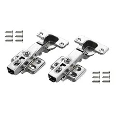 GENERICO - Bisagra Cierre Lento Parche 1 Par Para Mueble Y Cocina