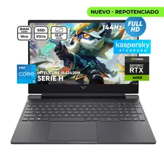 HEWLETT PACKARD - Portátil Gaming HP Victus Intel Core i5-13420H RAM 16GB SSD 512GB RTX 4050