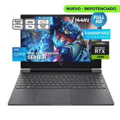 HEWLETT PACKARD - Portátil Gaming HP Victus Intel Core i5-13420H RAM 24GB SSD 512GB RTX 4050
