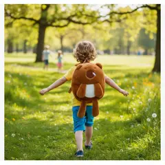 INFANTILES CAJUROMIX - Mochila Capibara De Peluche En 27 Cm X 22 Cm