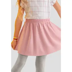 MARKETING PERSONAL - Falda Paq X2 Infantil Femenino Gris Jaspe Mp 112556