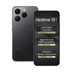 REALME - Celular 15T 5G 256GB 8GB Ampliable a 18GB Negro
