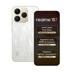 REALME - Celular 15T 5G 256GB 8GB Ampliable a 18GB Plateado