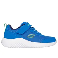 SKECHERS - Tenis Niño Bounder Techrox 403906L-BLU Azul Running