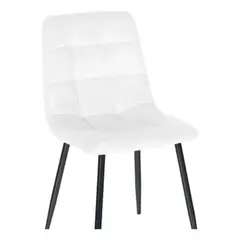 GENERICO - Silla Decorativa Mueble Sala Comedor Dormitorio Refagata Blanco