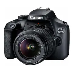 CANON - Camara  EOS 4000d + Lente 18-55